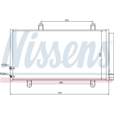 Nissens | Kondensator, Klimaanlage | 940194