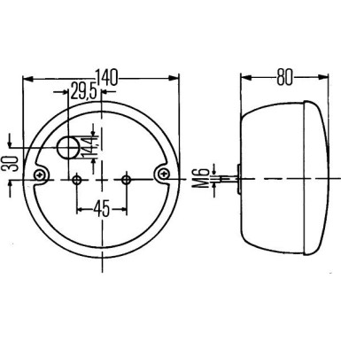 Hella | Heckleuchte | 2SD 001 685-218