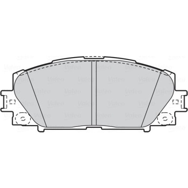 Valeo | Bremsbelagsatz, Scheibenbremse | 302076