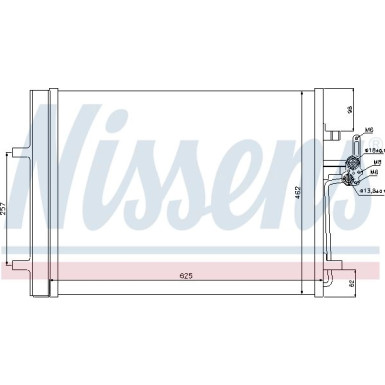 Nissens | Kondensator, Klimaanlage | 940044