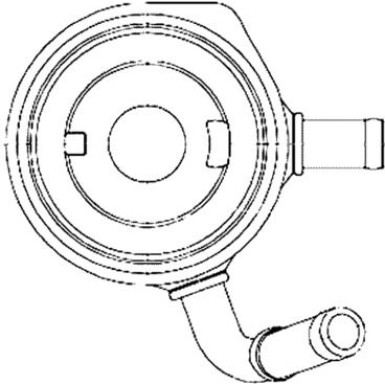 Mahle | Ölkühler, Motoröl | CLC 195 000S