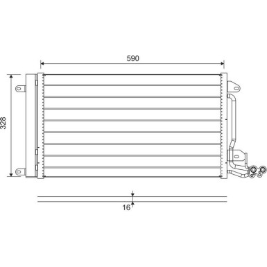 Valeo | Kondensator, Klimaanlage | 814364