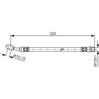 BOSCH | Bremsschlauch | 1 987 476 394