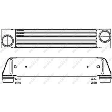 NRF | Ladeluftkühler | 30317