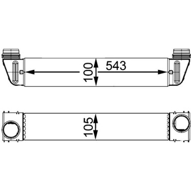 Mahle | Ladeluftkühler | CI 79 000S