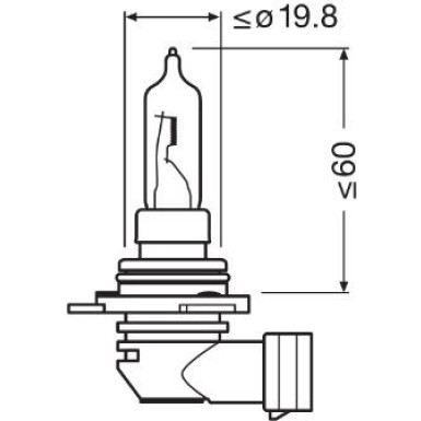 Osram | Glühlampe, Hauptscheinwerfer | 9012CBN