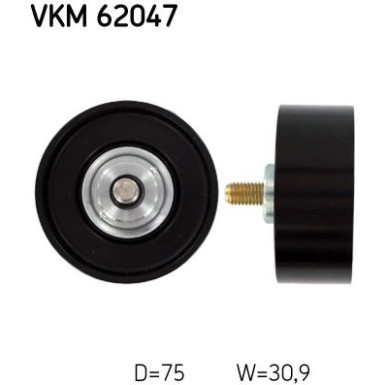 SKF | Umlenk-/Führungsrolle, Keilrippenriemen | VKM 62047