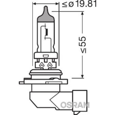 Osram | Glühlampe, Scheinwerfer | Cool Blue Intense HB4 (Duo Box) | 9006CBI-HCB