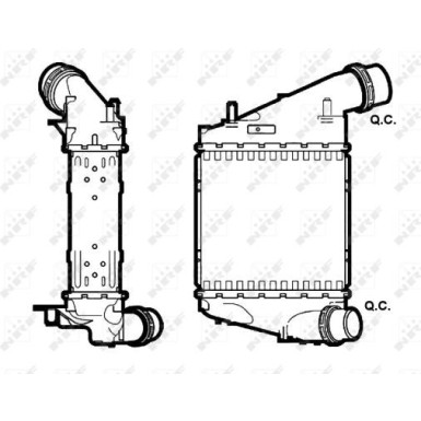 NRF | Ladeluftkühler | 30529