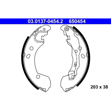 ATE | Bremsbackensatz | 03.0137-0454.2