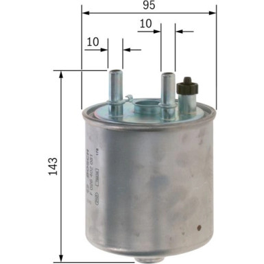 BOSCH | Kraftstofffilter | F 026 402 081