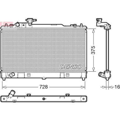 Denso | Kühler, Motorkühlung | DRM44033