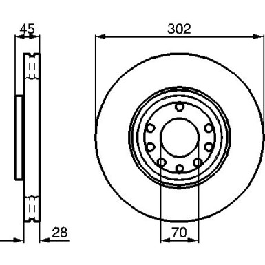 BOSCH | Bremsscheibe | 0 986 479 076