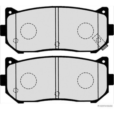 Herth+Buss Jakoparts | Bremsbelagsatz, Scheibenbremse | J3610301