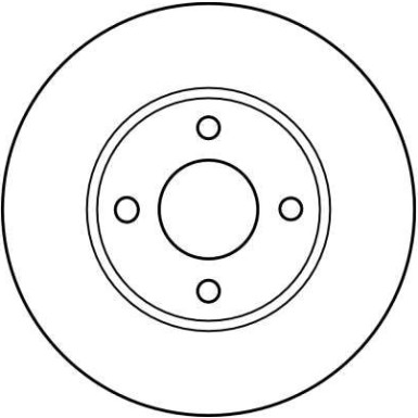 TRW | Bremsscheibe | DF4019