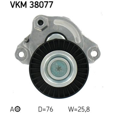 SKF | Spannrolle, Keilrippenriemen | VKM 38077