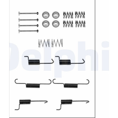 Delphi | Zubehörsatz, Feststellbremsbacken | LY1317