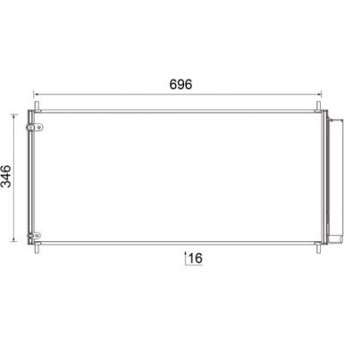 Mahle | Kondensator, Klimaanlage | AC 799 000S