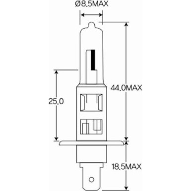 Vemo | Glühlampe, Fernscheinwerfer | V99-84-0012