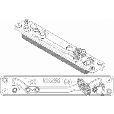 Mahle | Ölkühler, Automatikgetriebe | CLC 182 000P