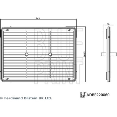 Blue Print | Luftfilter | ADBP220060