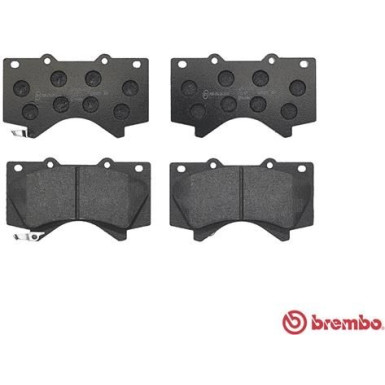 Brembo | Bremsbelagsatz, Scheibenbremse | P 83 107