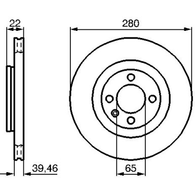 BOSCH | Bremsscheibe | 0 986 478 508