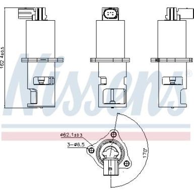 Nissens | AGR-Ventil | 98172