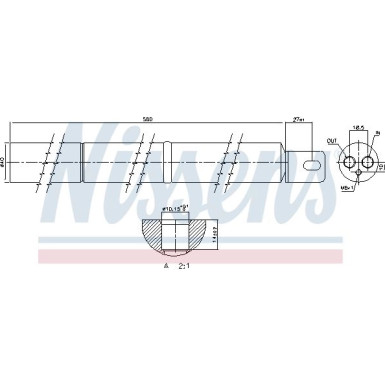 Nissens | Trockner, Klimaanlage | 95531