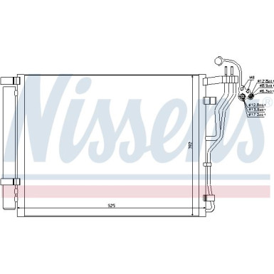 Nissens | Kondensator, Klimaanlage | 940273