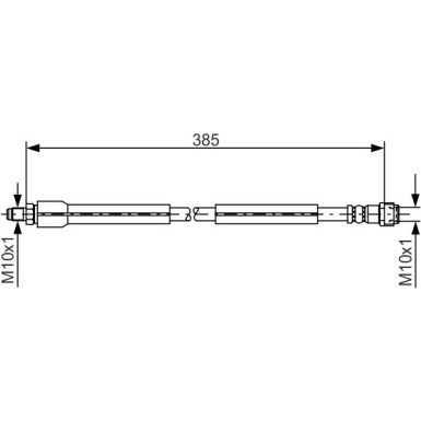 BOSCH | Bremsschlauch | 1 987 476 949