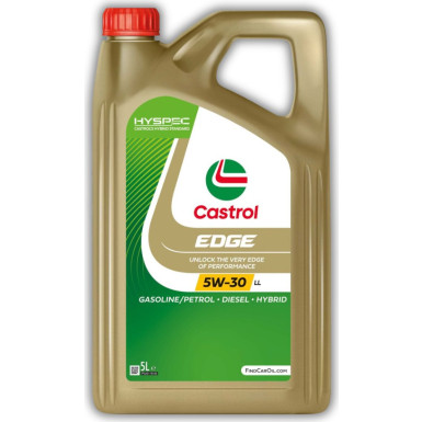 15F7E7 CASTROL EDGE LL 5W-30 Motoröl, 5l, Synthetiköl VW 504.00/507.00