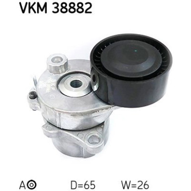 SKF | Spannrolle, Keilrippenriemen | VKM 38882