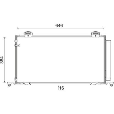 Mahle | Kondensator, Klimaanlage | AC 823 000S