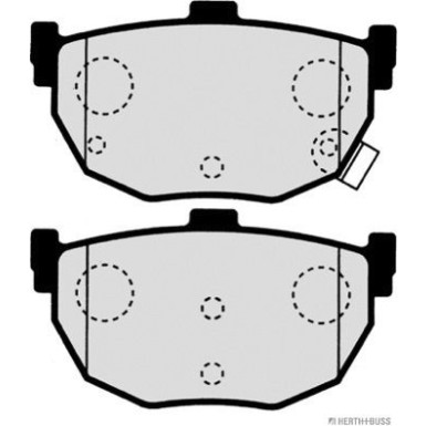 Herth+Buss Jakoparts | Bremsbelagsatz, Scheibenbremse | J3610505