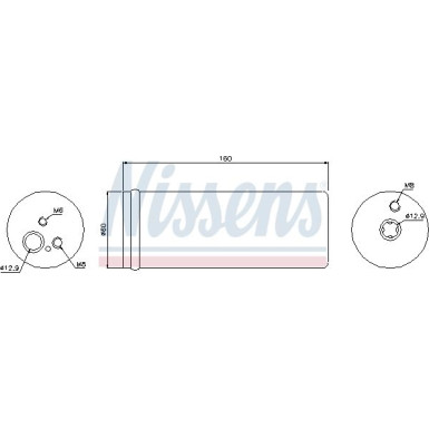 Nissens | Trockner, Klimaanlage | 95171