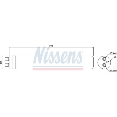 Nissens | Trockner, Klimaanlage | 95480