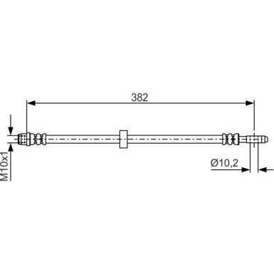 BOSCH | Bremsschlauch | 1 987 476 696