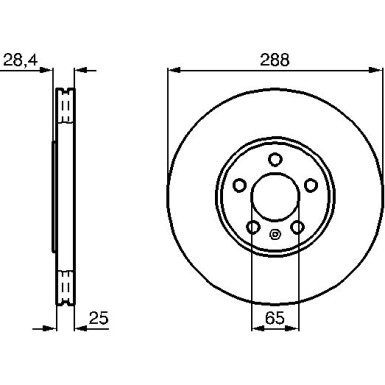 BOSCH | Bremsscheibe | 0 986 478 619