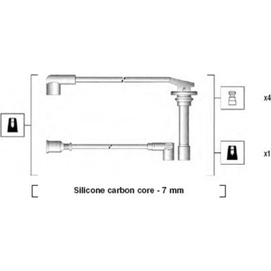 Magneti Marelli | Zündleitungssatz | 941275010862