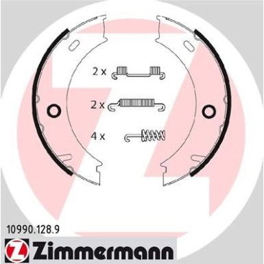 Zimmermann | Bremsbackensatz, Feststellbremse | 10990.128.9