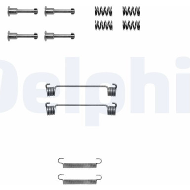 Delphi | Zubehörsatz, Feststellbremsbacken | LY1125