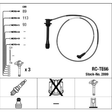 NGK | Zündleitungssatz | 2899