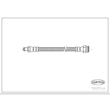 Corteco | Bremsschlauch | 19025705