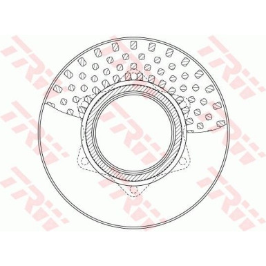 TRW | Bremsscheibe | DF6334S