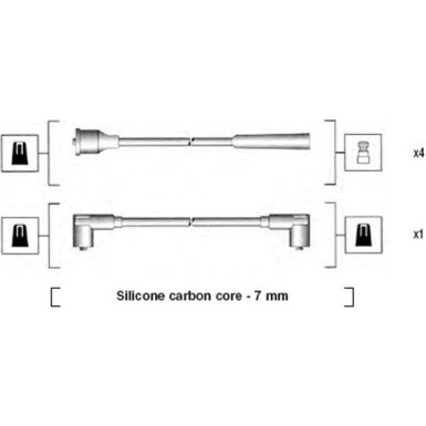 Magneti Marelli | Zündleitungssatz | 941155110747