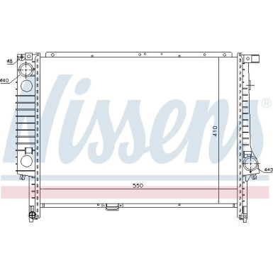 Nissens | Kühler, Motorkühlung | 60605