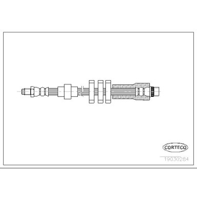 Corteco | Bremsschlauch | 19030284