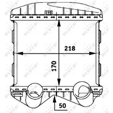 NRF | Ladeluftkühler | 30257