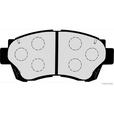 Herth+Buss Jakoparts | Bremsbelagsatz, Scheibenbremse | J3602060